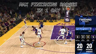 THIS IS THE FASTEST WAY TO GET FINISHING BADGES ON 2K22 CURRENT-GEN!! (Max In 1-2 Day)