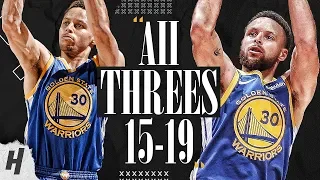 Stephen Curry ALL 121 Three-Pointers in 2015-2019 NBA Finals | MAKES FINALS HISTORY