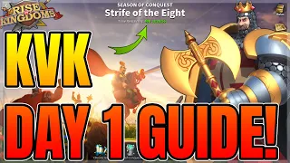 DO THESE ON DAY 1! Rise Of Kingdoms SoC KvK Day 1 Guide! [Do's and Don'ts!]