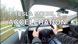 2021 Tesla Models 3 Acceleration | POV in 4K60 by POVAuto