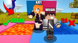 NIE WYBIERZ ZŁEJ DZIURY z Wojanem w Minecraft!