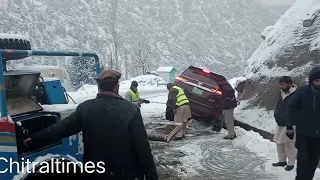 Lowari tunnel approaches road Dir and Chitral