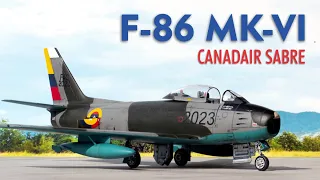 F-86 Canadair CL 13 Sabre MK VI Scale Model