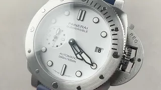 Panerai Submersible Bianco PAM 1223-X0720/1500 Panerai Watch Review