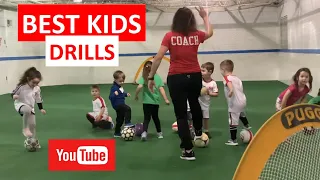 BEST SOCCER DRILLS FOR KIDS AGES 3-4 YEARS OLD Essential Football Drills for Kids #soccertraining