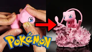 I sculpt 🔮Mew🔮 out of clay! [Time Lapse] Pokemon