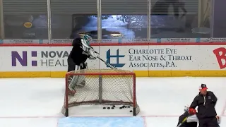 JOEY DACCORD GoPro Charlotte Checkers Practice