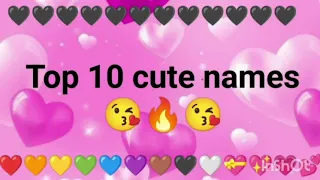 👉🥀💔 TOP 10 BEAUTIFUL🥰😍💔 CUTE LUCKY GIRL NAME #status #sad #emotional #love #video