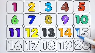 123 counting, Counting 1 to 100, 123 numbers, one two three, 1 से 100 तक गिनती, 1 to 100 - 363