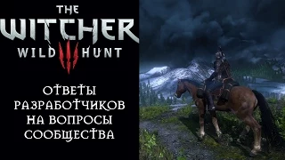 The Witcher 3 Wild Hunt  FAQ TOP 20 - Ответы разработчиков на вопросы сообщества (Ведьмак 3)
