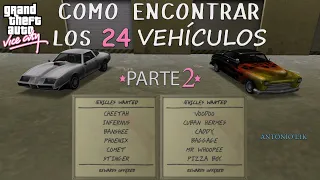 GTA Vice City - Como encontrar Los 24 Vehículos de Sunshine Autos con Ubicación parte 2 de 2