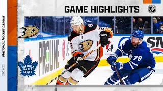 Ducks @ Maple Leafs 1/26/22 l NHL Highlights