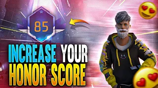 How To Increase Honor Score In FF { honor score not increasing problem } honor score kaise badhaye