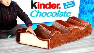 Hemos preparado un enorme Kinder Chocolate por VANZAI COCINANDO