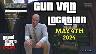 Gun Van Location Today | MAY 4TH 2024 | GTA 5 ONLINE | RARE GUNS IN STOCK!!!!