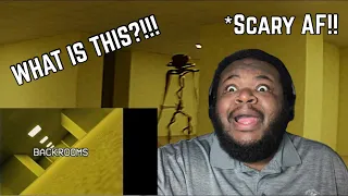 The Backrooms (Found Footage) REACTION!! #thebackrooms #foundfootage #kanepixels  😬📹