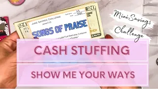 Mini Savings Challenge | Finishing a Challenge to Stuff the 100 Box | Show me your ways Lord