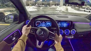 2021 Mercedes-Benz GLA 250 - POV Night Drive (Binaural Audio)