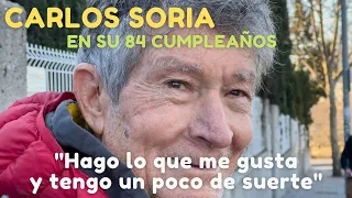 Carlos Soria en su 84 cumpleaños: "Hago lo que me gusta y tengo un poco de suerte"