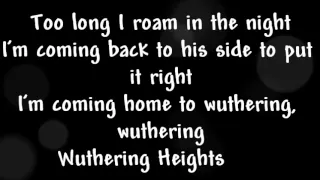 Kate Bush - Wuthering Heights Lyrics