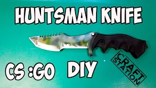 How to make Huntsman knife  from CS:GO with templates