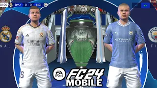 EA SPORTS FC MOBILE 24 OFFICIAL | UEFA Champions League Final Real Madrid Vs Manchester City