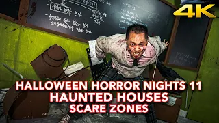 Halloween Horror Nights 11 Haunted Houses and Scare Zones at USS HHN11