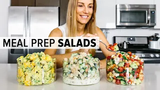 3 Easy MEAL PREP Ideas for Summer Salad Recipes