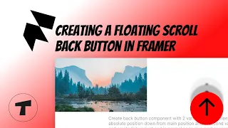 Framer Tutorial: Creating a Floating Scroll Back Button in Framer