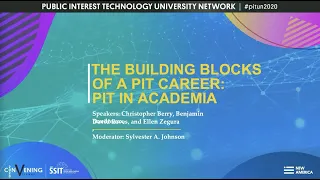 2020 PIT / UN CONVENING | BUILDING BLOCKS PIT IN ACADEMIA