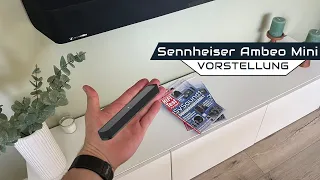 Sennheiser Ambeo Soundbar Mini mit Dolby Atmos, DTS:X, eARC und Streaming Diensten