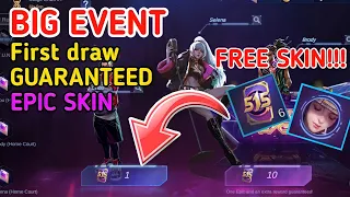 EVENT AUG 8 FREE DRAWS, GUARANTEED EPIC LIMITED SKIN BACK TO BACK METHOD GET YOUR FLIGHT NOW! MLBB
