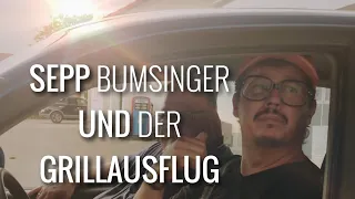 Sepp Bumsinger und der Weber Grill Grillanhänger