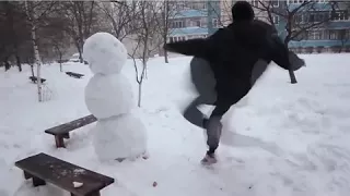 Как побить снеговика