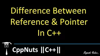 Difference Between Reference And Pointers In C++