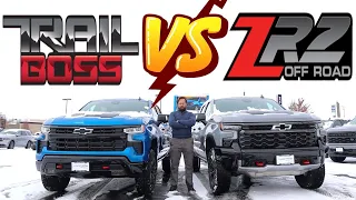 2024 Chevy Silverado Trail Boss vs Silverado ZR2: Which $70,000 Chevy Is Best?