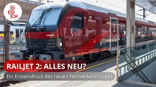 Komplett anders: Das ist der neue ÖBB-Railjet 2 - mit dem ihr ab sofort unterwegs sein könnt!