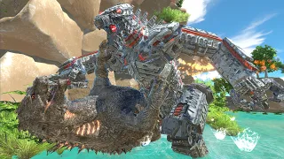 Godzilla Minus One X Godzilla Legendary VS Mechagodzilla - Animal Revolt Battle Simulator