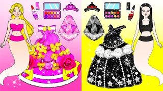 Vestir Rosa Y Negro Para Decorar El Hogar Barbie Ghost Makeover Contest - Manualidades De Papel DIY