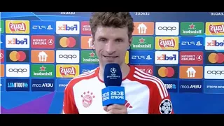 Thomas Müller Post Match Interview Bayern Munich vs Real Madrid 2-2