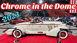 CHROME IN THE DOME CAR SHOW 2023 - Over 3 hours of Hot Rod & Custom Car Show in Pocatello, Idaho 4K