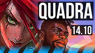 KATARINA vs K'SANTE (MID) | Quadra, 18/1/5, Legendary, 800+ games | EUW Master | 14.10