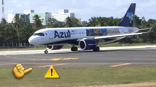 Uma manhã de pousos e decolagens no aeroporto de Salvador - fluxo intenso