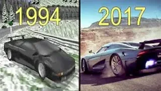 Evolution of Need for Speed Games 1994-2017