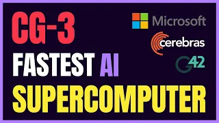 Microsoft Bets $1.5B on World's FASTEST AI Supercomputer! (G42, Cerebras Condor Galaxy 3, CG-3)