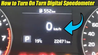 Kia Cerato 2019: How to Turn On Turn Digital Speedometer