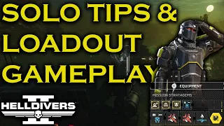 SOLO TIPS WITH BEST BUG LOADOUT IN HELLDIVERS 2