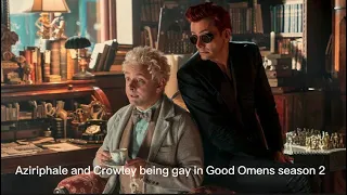 Aziriphale and Crowley being gay in Good Omens season 2
