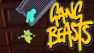 Gang Beasts - POKEMON GOOooo!!!! [Father and Son Gameplay]