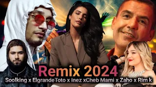 Cheb Mami x Soolking x Zaho x ElGrandeToto x Inez - Mennek wla Menni l Rap Rai Remix 2024